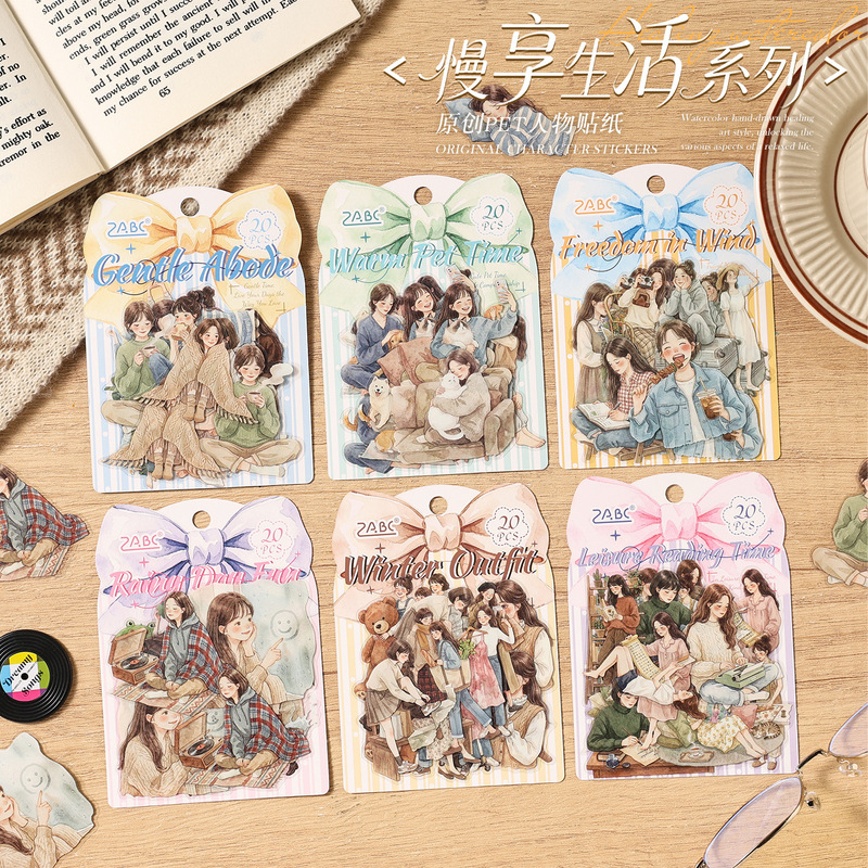 1 paket/20 pcs Stiker Gambar T - Embellishments For Scrapbooking ulasan dan harga