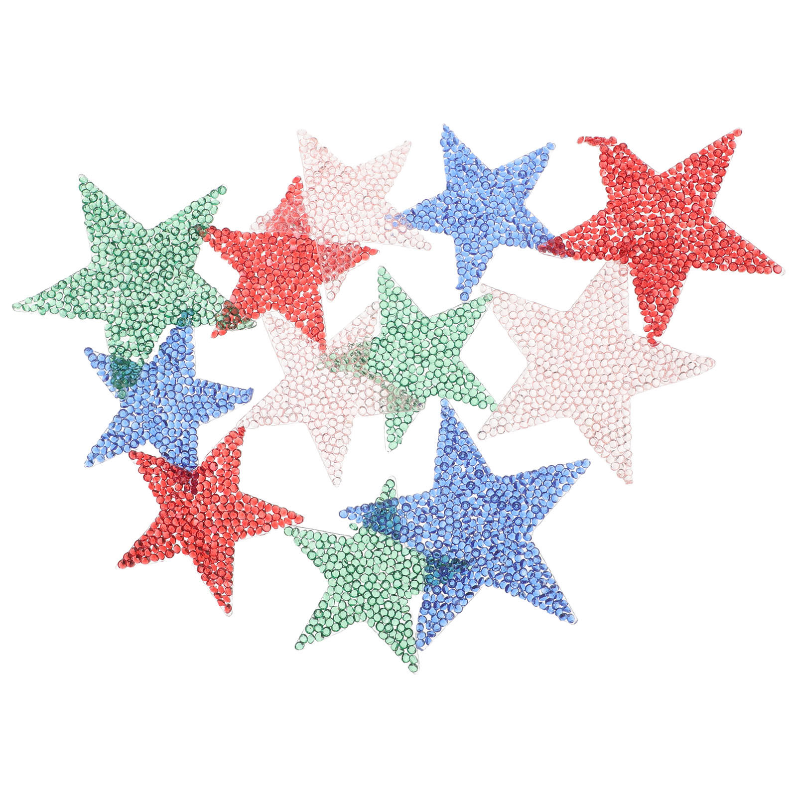 12 buah hiasan berbentuk binta - Embellishment Glue Craft ulasan dan harga