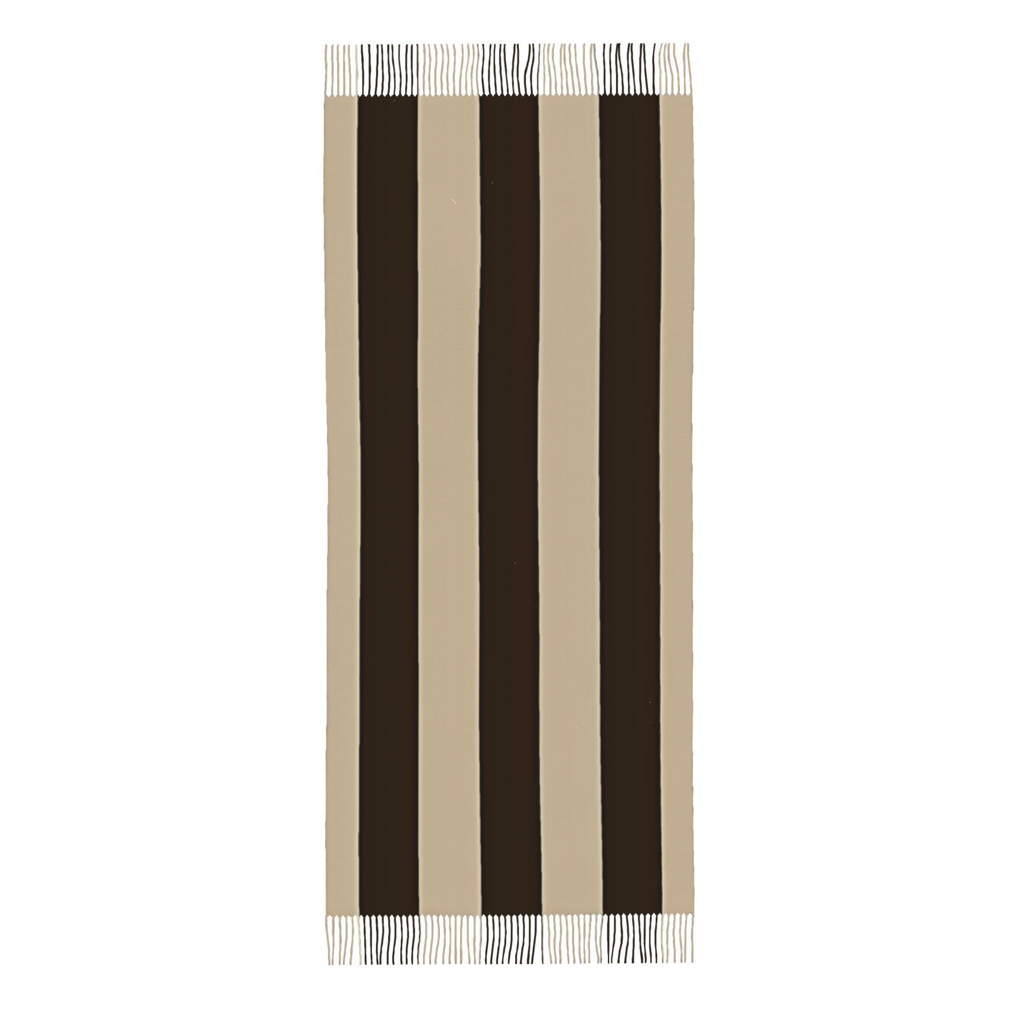 1 buah Syal Bergaris Vertikal  - Tassel Fringe Trim ulasan dan harga